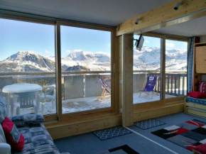 Appartement d'une chambre a La Plagne Aime 2000 a 100 m des pistes avec vue sur la ville et terrasse amenagee Mâcot-La-Plagne